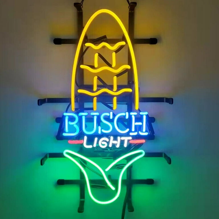 Busch light corn neon sign deals