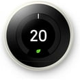 thumbnail image 1 of Google BH1252-US Nest Learning Thermostat - Smart Wi-Fi Thermostat Stainless Steel and Nest Temperature Sensor 2 Pack, 1 of 9
