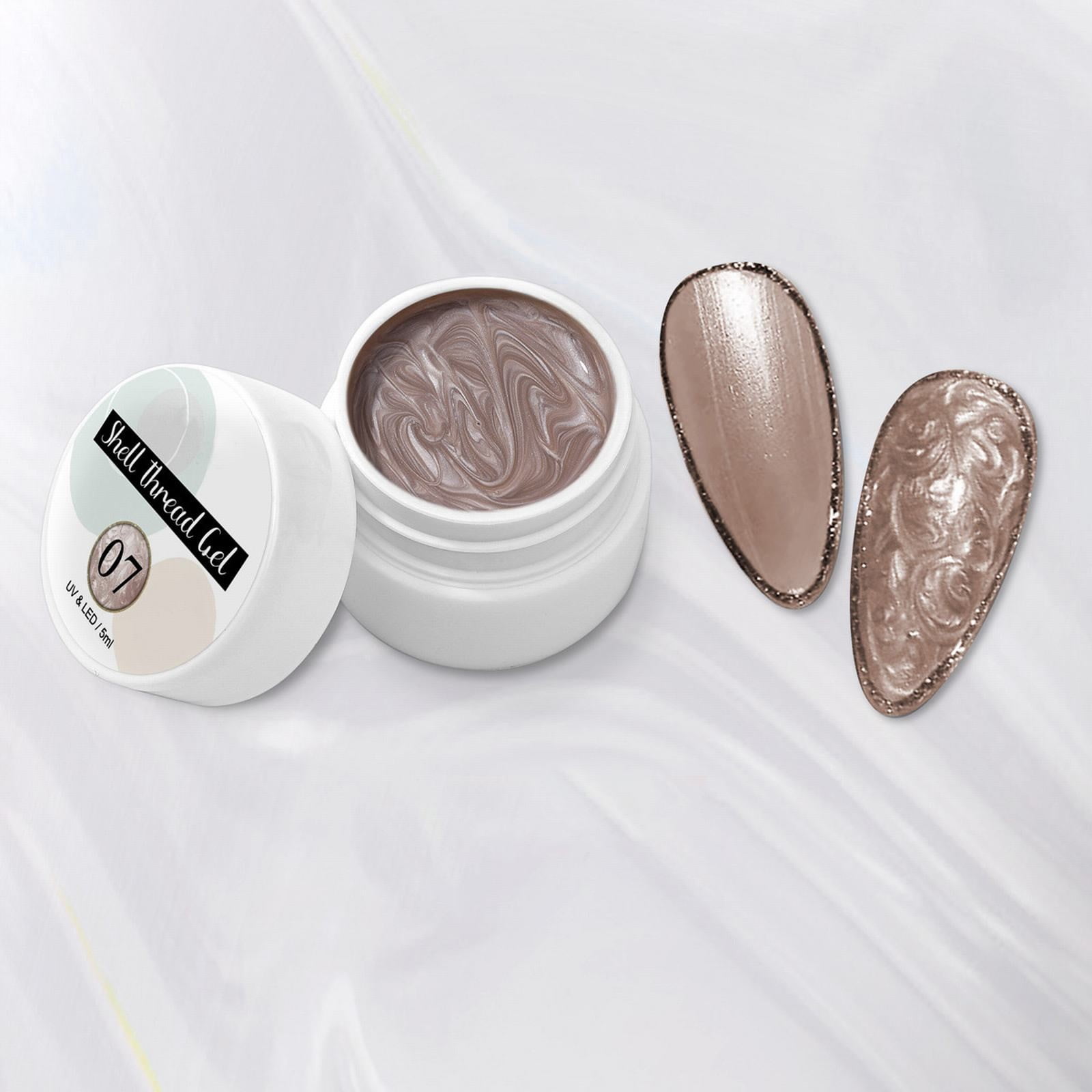 New Net Red Autumn Winter Pearlescent Thread Glue Filled With Oil Glue