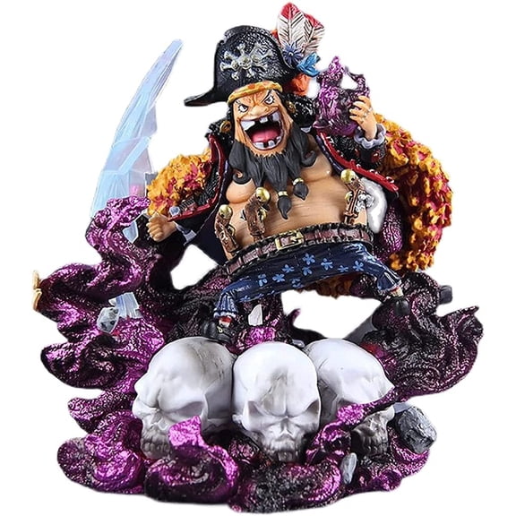 New New Four Emperors Marshall D. Teach 15cm/5.9inch Character Anime Statue Figure Desktop Ornament Popular Decorations Fan Souvenirs Creative Gift Collection
