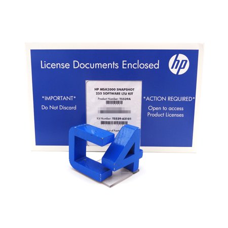 New New T5539A HP 2000 Modular Smart Array Snapshot 255 Software LTU