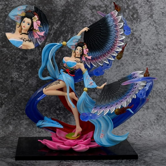 New Nico Robin Heavenly Lion (Blue Ver) Character Anime Model Statue Action Figures Desktop Ornament Popular Decorations Fan Souvenirs Creative Gift Collectable