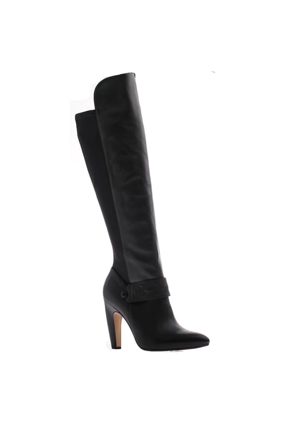 New Nicole Women's Lexi Over The Knee Boot Black 7.5