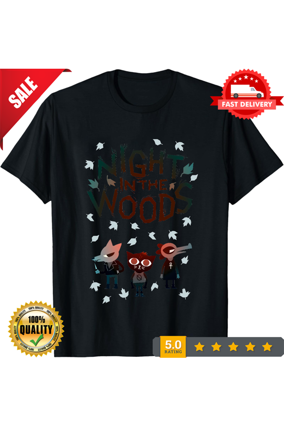 New Night In The Wood NITW Game BlackGreyNavyWhite Size S-5XL Unisex T-Shirt, NEW INSTOCK-TH70608