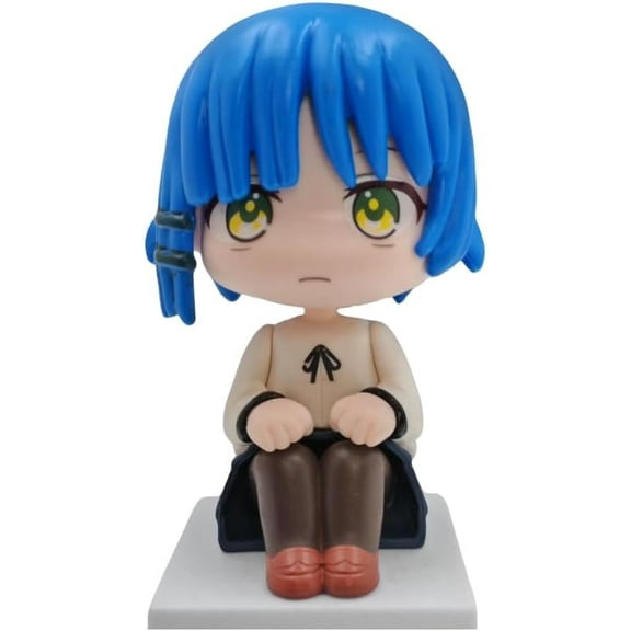 New Nijika Itou, Yamada Ryo Figure, sittig q Version Action Figures 10cm/3.9inch PVC Character Figurine Cosplay Model Collectible Handicrafts for Anime Fans Gift (b)