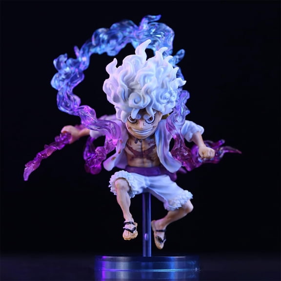 New Nika Luffy Gear5 (combat Ver) Character Anime Model Statue Action Figures Desktop Ornament Popular Decorations Fan Souvenirs Creative Gift Collectable