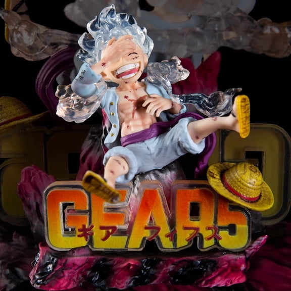 New Nika Luffy Straw Hat (Gear5 Ver) Character Anime Model Statue Action Figures Desktop Ornament Popular Decorations Fan Souvenirs Creative Gift Collectable