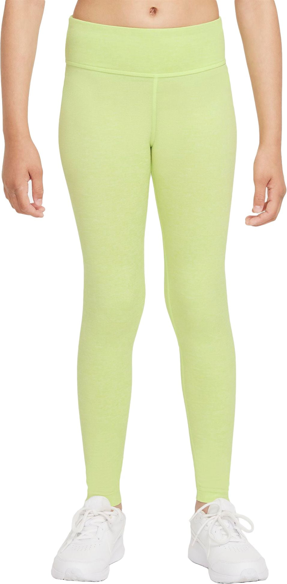 New Nike Girls' Dri-FIT One Luxe High-Rise Leggings, XL, Green 