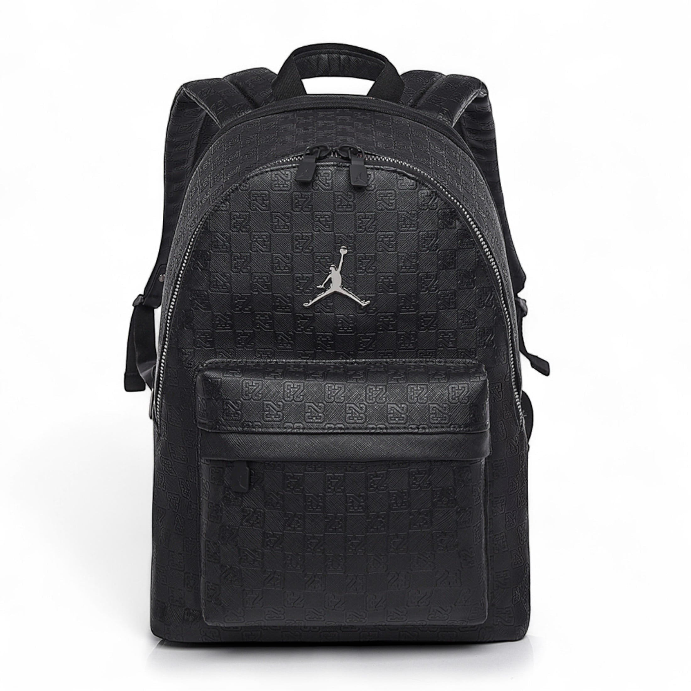 New Jordan Monogram Full-Size Backpack in Black, Adult