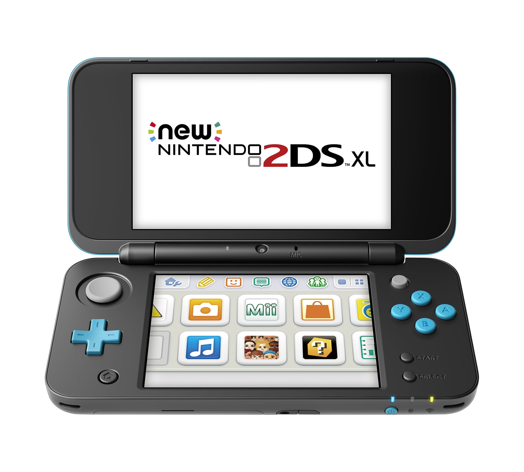 New Nintendo 2DS XL System w/ Mario Kart 7 Pre-installed, Black & Turquoise