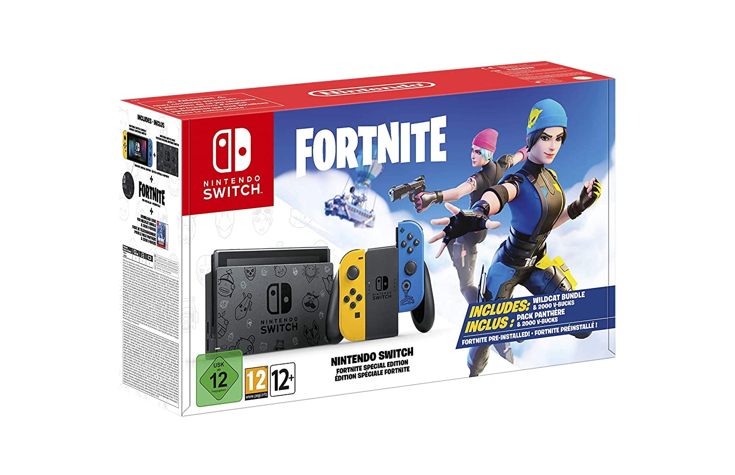 Fortnite Fleet Force Bundle & 500 Vbucks CODE ONLY - Nintendo Switch