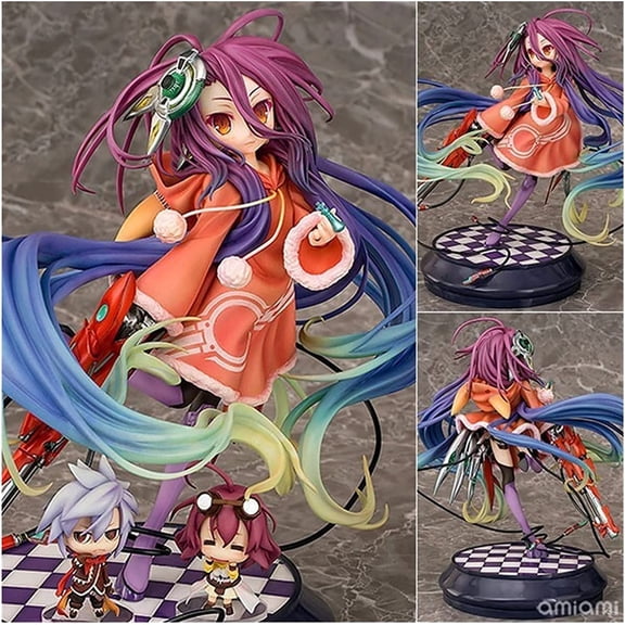 New No Game No Life Schwi Dola Character Anime Statue Figure Desktop Ornament Popular Collection Decorations Fan Souvenirs Creative Gift