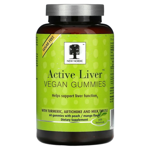 New Nordic Active Liver Gummies | Daily Detox & Repair | 60 Count (Pack of 1)