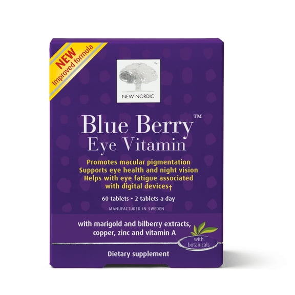 New Nordic Blue Berry Eye Vitamin 60 count