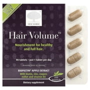 New Nordic Hair Volume |Hair Health Biotin and Apple Extract Tablet Supplement, 90 Tablets