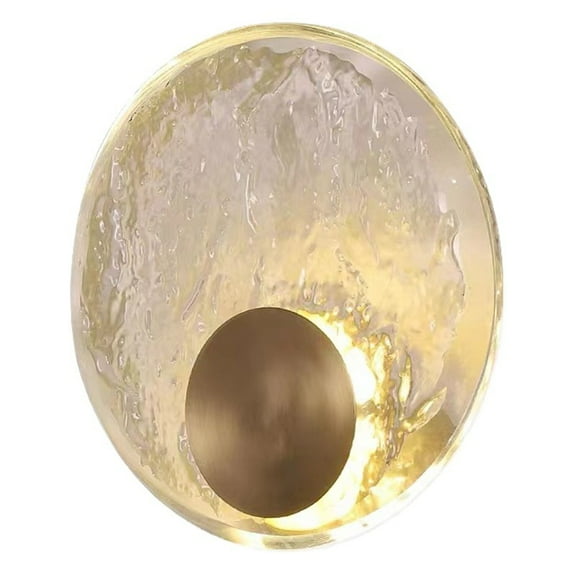 New Nordic Post-modern Crystal Wall Lamp | Light Luxury All Copper Designer Lamp for Bedroom, Bathroom & Mirror Front