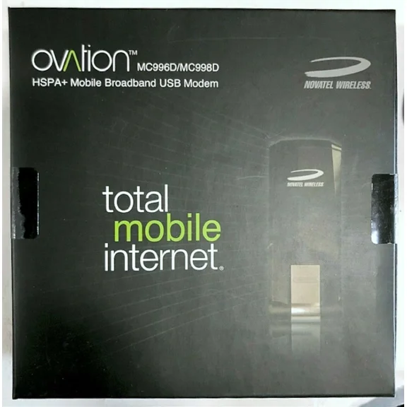 New Novatel Ovation Mc996D/Mc998D Hspa+ Mobile Broadband Usb Modem Hot Spot
