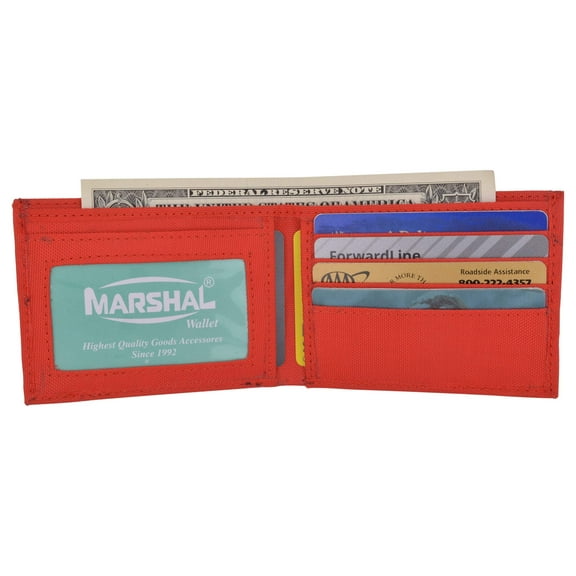 New Nylon Slim Compact Boys ID Card Bifold Wallet