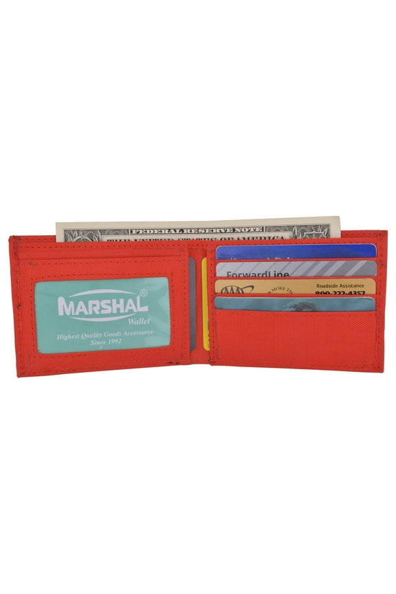 New Nylon Slim Compact Boys ID Card Bifold Wallet