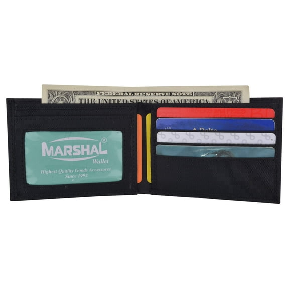 New Nylon Slim Compact Boys ID Card Bifold Wallet