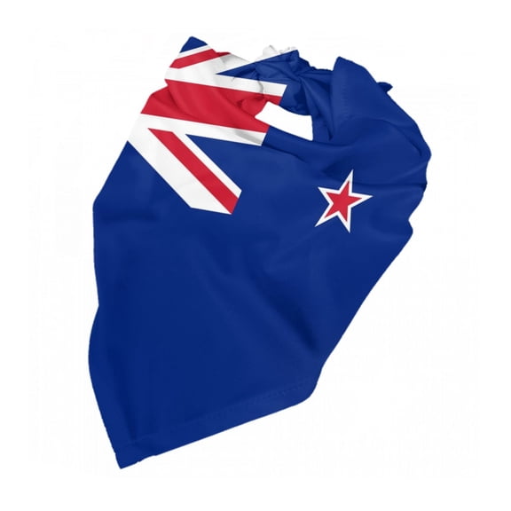 New Nz Zealand Flag Dog Bandana Dog Scarf Adjustable Bib Handkerchief Accessories For Small Medium Large Dogs