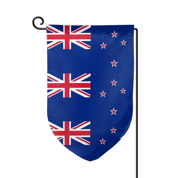 New Nz Zealand Flag Garden Flag Double Sided Flags with Vivid Color for Yard Lawn Garden Decor 12.5 x18 Inch Fillet
