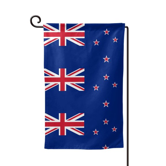 New Nz Zealand Flag Garden Flag Double Sided Flags with Vivid Color for Yard Lawn Garden Decor 12.5 x18 Inch Square