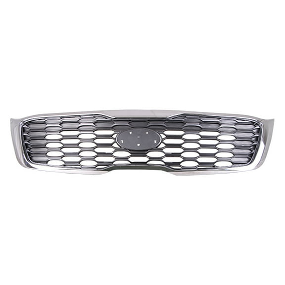 New OE Black W/Chrome Frame Front Grille Replaces 86380C6510 One Piece fits 2019-2020 Kia Sorento EX Pack Sport Utility 4-Door