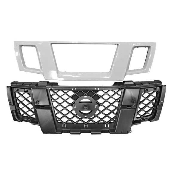 New OE Primer Front Grille 62310ZL00C fits 2009-2021 Nissan Frontier