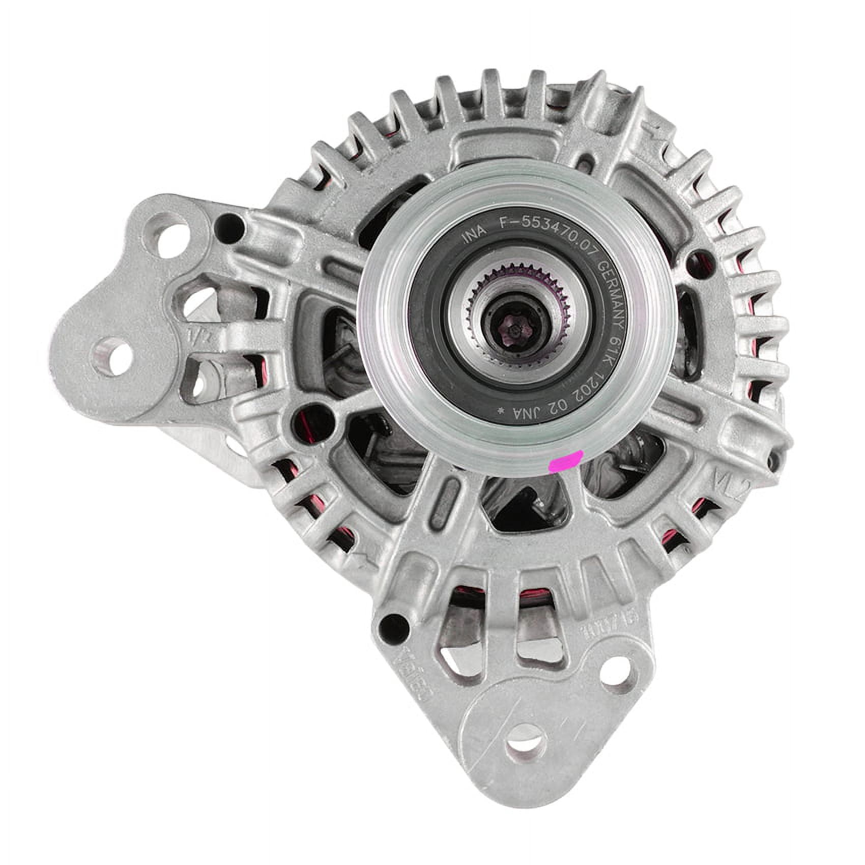 NEW OEM 12 VOLT 110 AMP ALTERNATOR COMPATIBLE WITH VOLKSWAGEN JETTA 2012-2015 8EL738193001 Alternator for Isuzu NPR NPR-HD NQR NRR 110Amp 12Volt Clockwise 3