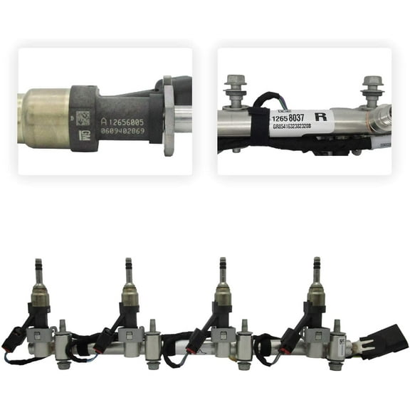 New OEM 12685360 Fuel Injection Assembly Fuel Rail Harness Fuel Injectors Right Side 5.3L 6.2L V8