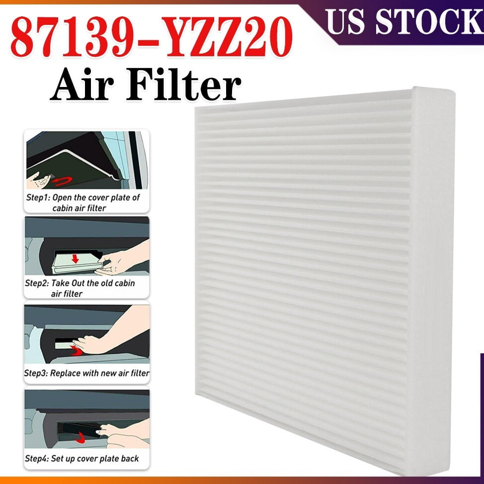 New OEM A/C Cabin Air Filter 87139-YZZ20 87139-YZZ08 Sealed Fit Toyota👍 ...