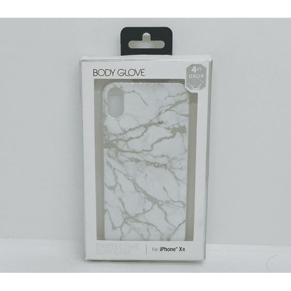 New OEM Body Glove Protective Slim Iridescent Marble Case For iPhone XR