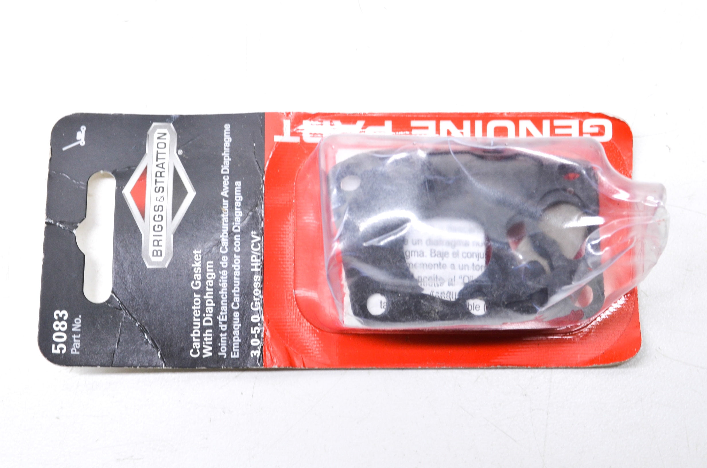 New OEM Briggs & Stratton 5083 Carburetor Gasket & Diaphragm Kit NOS