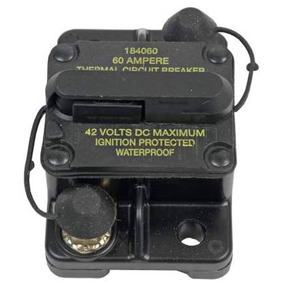 New OEM Cooper Bussman Circuit Breaker Fits 0-42Vdc 60 Amp Manual Iii Cb184F60