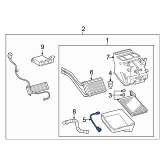 New OEM Genuine Toyota A/C Evaporator Temperature Sensor - Part # 8862502120