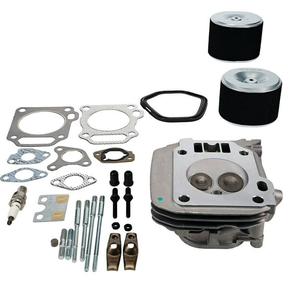 OEM Grade Cylinder Head Service Kit Compatible with Honda GX270 GX240 EB3500 EB3800 EM3500 EM3800SX Generator FR800 FRC800 Tiller HS928 Snowblower 270cc 242cc 9HP 8HP 12200-ZH9-405