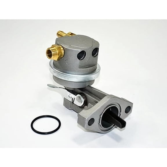 New OEM Replacement Fuel Transfer Pump Compatible with John Deere 110/120/310E 2000-2010 Loader 4045/6068 PowerTech 4.5L 4-cyl Turbo Diesel Cam Lobe Drive Barbed & Threaded RE68345