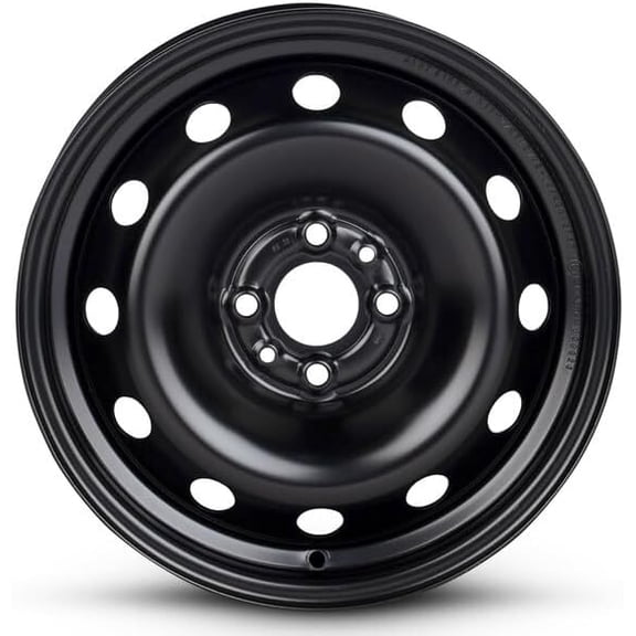 New OEM Replacement Wheel 15x6 4x98 40 Offset Black Steel Rim For Fiat 500 2012-2018 4726135AB Single