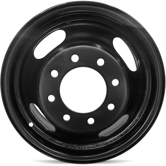 New OEM Replacement Wheel 16 x 6.5 8x165.1 127 Offset Black Steel Rim For Chevrolet Express 4500 2009-2025 22820200 Single