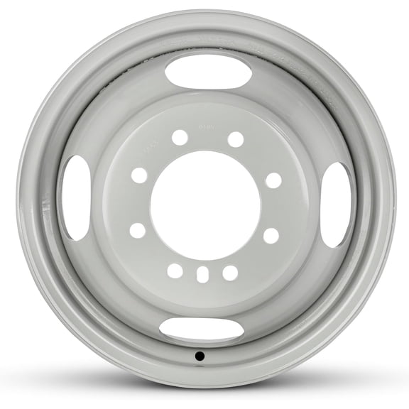 New OEM Replacement Wheel 16 x 6.5 8x165.1 28 Offset White Steel Rim For Chevrolet Express 4500 Van 2003-2025 22820200 Single
