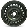 thumbnail image 1 of New OEM Replacement Wheel 16x6.5 in for 2006-2007 Volvo V70 Painted Black 16 inch Steel Rim, 1 of 5