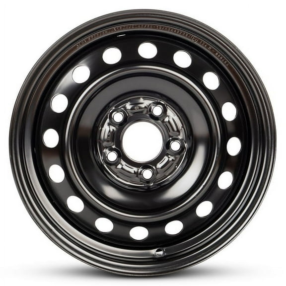 New OEM Replacement Wheel 16x6.5 in for 2022-2024 Mitsubishi Outlander Sport Painted Black 16 inch Steel Rim