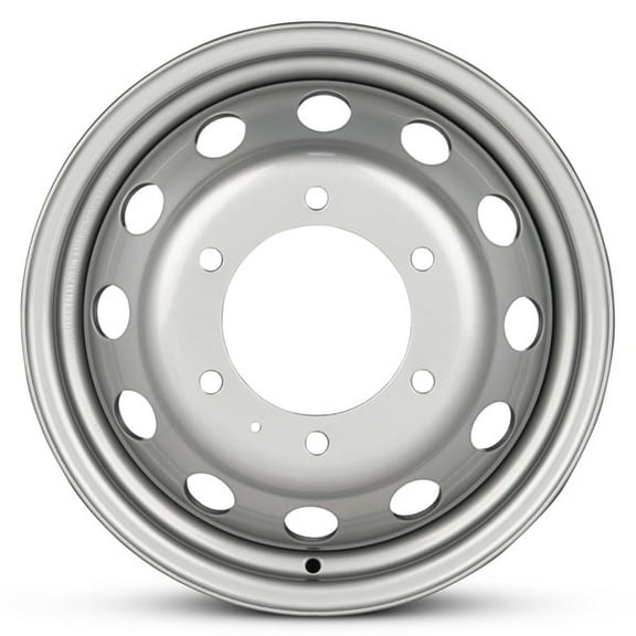New OEM Replacement Wheel 16x6 in for 2015-2024 Ford Transit 350 DRW Painted Silver 16 inch Steel Rim