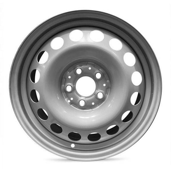 New OEM Replacement Wheel 17x6.5 in for 2016-2022 Mercedes-Benz Metris Painted Silver 17 inch Steel Rim