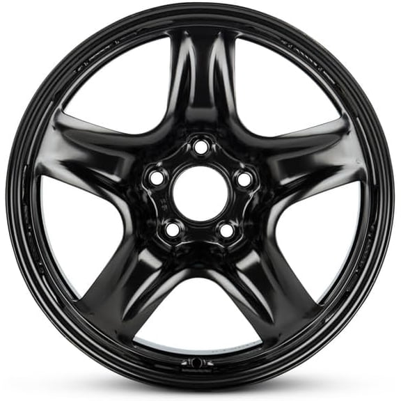 New OEM Replacement Wheel 17x7.5 5x114.3 44 mm Offset Black Steel Rim For Mercury Milan 2010-2011 AE5Z1015A Single