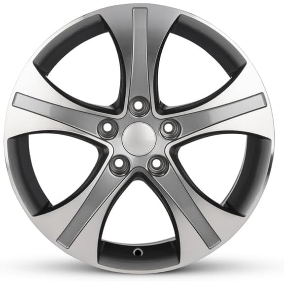 New OEM Replacement Wheel 17x7 5x114.3 47 mm Offset Gray Alloy Rim For Dodge Caliber 2006-2012 529103X500 Single