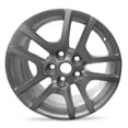 thumbnail image 1 of New OEM Replacement Wheel 17x8 in for 2013-2016 Chevrolet Malibu Machine Face Silver 17 inch Aluminum Rim, 1 of 5
