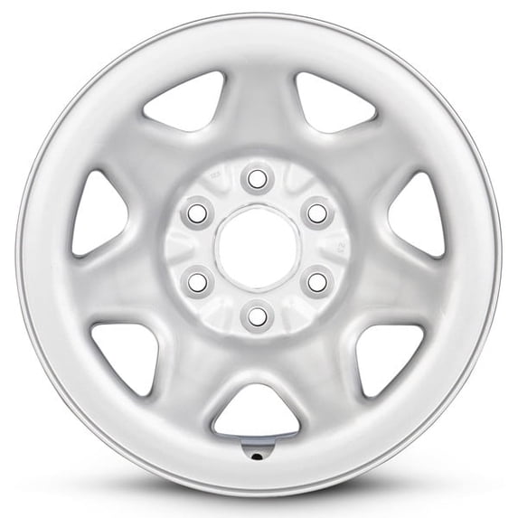 New OEM Replacement Wheel 17x8 in for 2014-2020 Chevrolet Suburban 1500 Painted Silver 17 inch Steel Rim