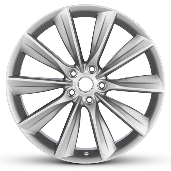 New OEM Replacement Wheel 20x9 5x120 35 Offset Silver Alloy Rim For Tesla Model X 2016-2024 102724400A Single